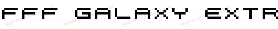 FFF Galaxy Extra Bold Extended字体转换